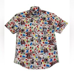 RSVLTS The Office Kevin’s Famous Chili Mens Button Up Shirt Size Large *EUC*